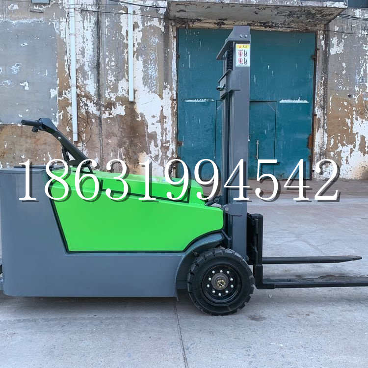 灞桥区小型电动叉车1吨2吨步行站驾式电瓶堆高充电装卸车液压升降车铲车